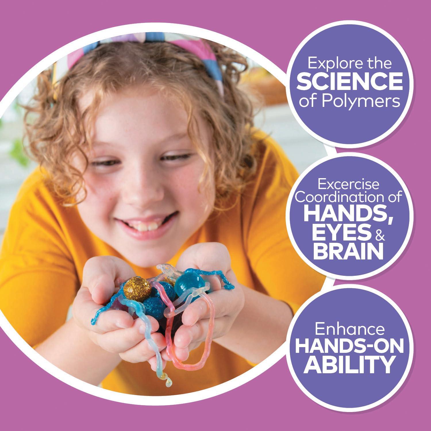 imageFun Express Rainbow Worms ampamp Beads Slime Kit  Create Colorful Slime with Rainbow ampamp Beads  Explore Creativity with Worms ampamp  Colorful Slime Making Kit for Children