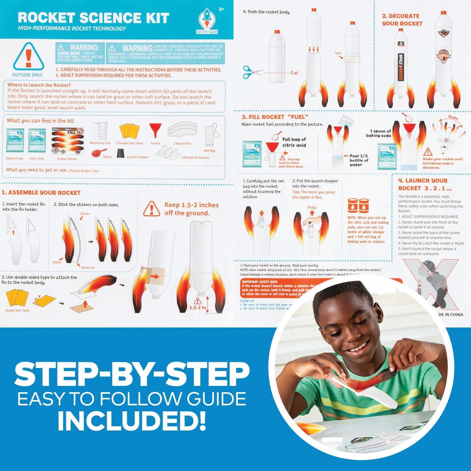 imageFun Express Steam Rocket Science Kits Educational Rocket Building Kit for Kids Launch Your Learning with STEAM Rocket Kits Discover Space with Rocket Science Kits Fun and Educational