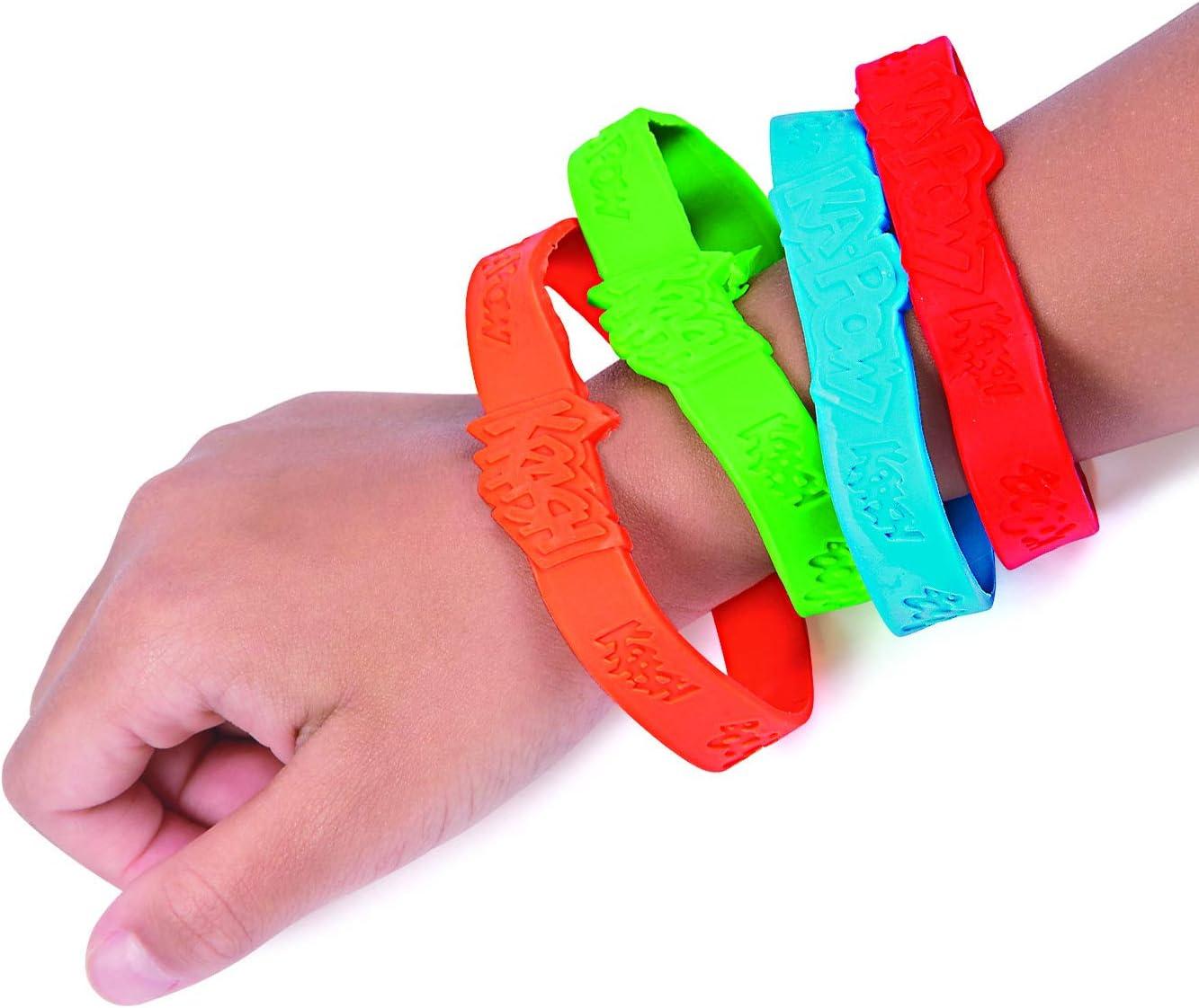 imageFun Express Superhero Saying Rubber Bracelets 24 Pieces Classroom Incentives School Store Supplies Party Favors