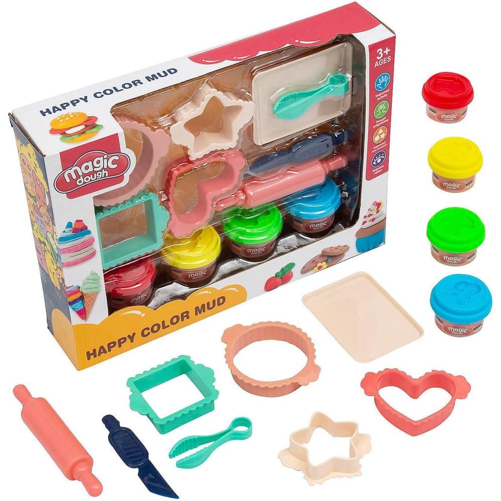 imageFun Express Kids Play Dough Tools Unleash Creativity with Our Ultimate Baking Play Dough Accessories for Toddlers Endless Fun ampamp Learning for Kids
