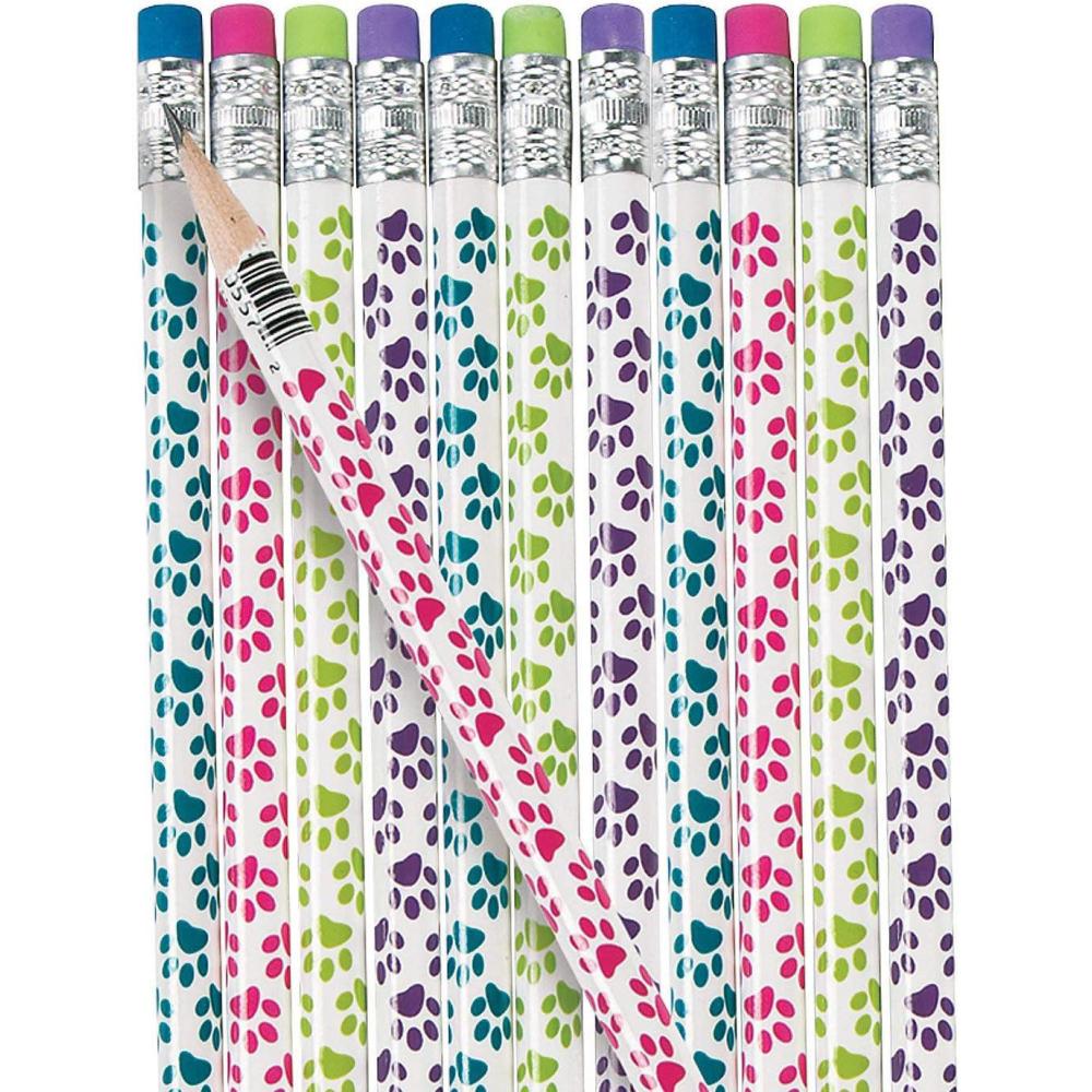 imageFun Express Paw Print Pencils Educational And Learning Activities For Kids VBS Vacation Bible School SuppliesDecor 24 Pieces