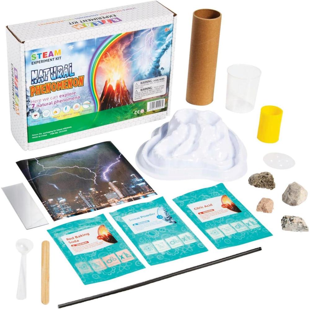 imageFun Express Steam Natural Phenomenon Science Kit  Fascinating STEAM Nature Kit for Kids Interactive Natural Science Exploration Kit for Kids  Fun and Educational Natural Phenomenon Kit