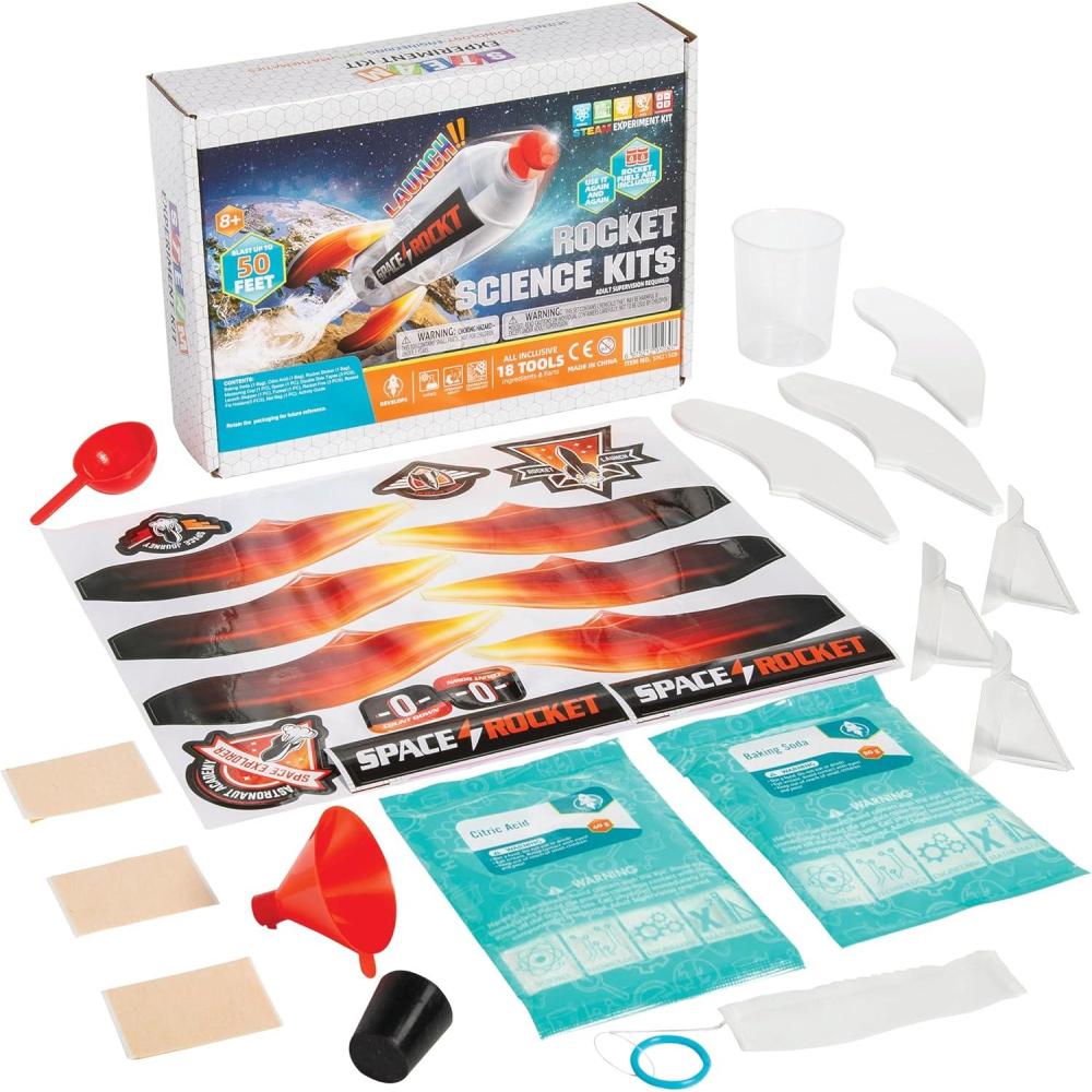 imageFun Express Steam Rocket Science Kits  Educational Rocket Building Kit for Kids  Launch Your Learning with STEAM Rocket Kits  Discover Space with Rocket Science Kits Fun and Educational