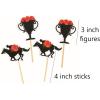 Derby Party Food and Appetizer Picks – Kentucky Horse Race Party Supplies – Bulk Set of 50