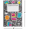 Fun Express 90s Theme Composition Journals with Stickers – 12 Pieces