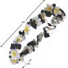 Fun Express Black & White Polyester Leis – Stylish Accessories for Parties, Events, and Celebrations – Great for Luau and Themed Occasions – 12 Pieces