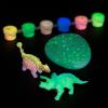 Fun Express DIY Glow in The Dark Dinosaur Sculpture and Rock Painting Kit for Kids, All in One Kids Craft Kit, Birthday and Everday Gifts, Great for Creative Acitivity for Home and School