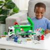 Fun Express Garbage Truck Toy with Mini Trucks – Complete Garbage Truck and Mini Trucks Set – Fun and Educational Engaging Toy Set for Children, Realistic Toy Set for Kids