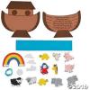 Fun Express Noahs Ark Craft Kit – Makes 12 – Sunday School, VBD and Religious Crafts for Kids – VBS Vacation Bible School Supplies/Decor