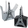 Fun Express – Eiffel Tower Favor Boxes – Party Supplies – Containers & Boxes – Paper Boxes – 12 Pieces – White