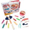 Fun Express Dentist Playdough Set for Kids – Pretend Play Dentist Clay Dough Toy – Dental Care Fun for Kids, Creative Learning for Kids, Dental Playdough Set for Young Aspiring Dentists