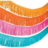 Fun Express Fiesta Fringe Garland for Cinco de Mayo Party Hanging Decor Garland – VBS Vacation Bible School Supplies/Decor 4 Pieces