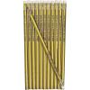 Fun Express Personalized Pencils (Gold), 24 Pieces, Teaching, Writing, Branded, Office Supplies(Gold)
