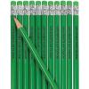 Fun Express Personalized Pencils (Gold), 24 Pieces, Teaching, Writing, Branded, Office Supplies(Green)