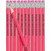 Fun Express Personalized Pencils (Gold), 24 Pieces, Teaching, Writing, Branded, Office Supplies(Neon Pink)