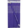 Fun Express Personalized Pencils (Gold), 24 Pieces, Teaching, Writing, Branded, Office Supplies(Purple)