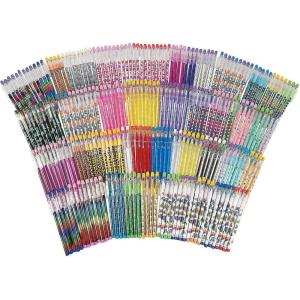 Fun Express Mega Stacking Point Pencil Assortment (set of 250) Bulk School Supplies