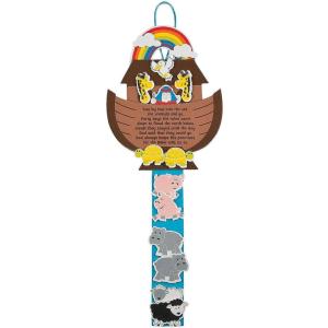 Fun Express Noahs Ark Craft Kit – Makes 12 – Sunday School, VBD and Religious Crafts for Kids – VBS Vacation Bible School Supplies/Decor
