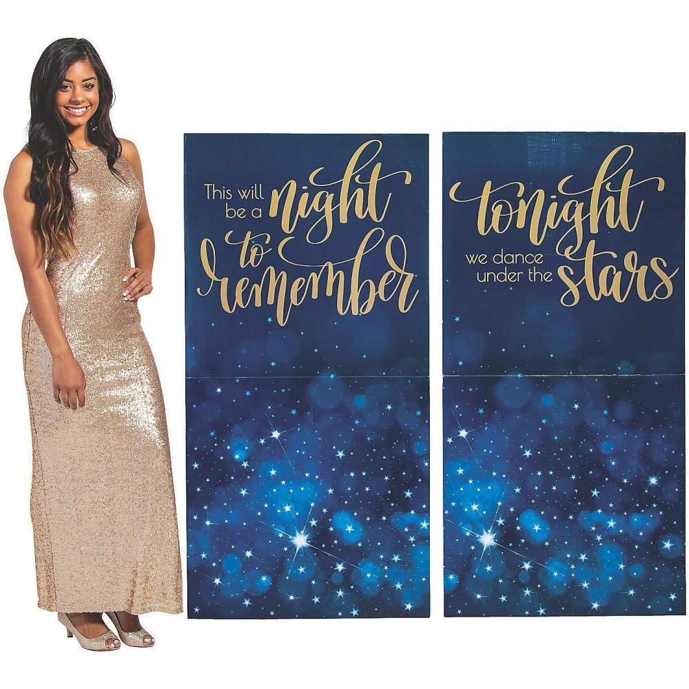 imageSTARRY NIGHT STANDUP SIGNS  Party Decor  2 Pieces