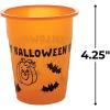Fun Express Happy Halloween Disposable Cups (50 cups holds 16 oz) Bulk Halloween Party Supplies