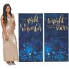 STARRY NIGHT STANDUP SIGNS – Party Decor – 2 Pieces
