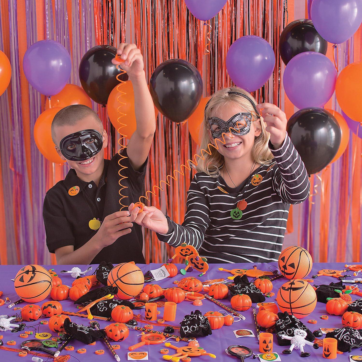 imageFun Express Bulk 250 Piece JackOLantern Halloween Toy ampamp Handout Assortment Great for School and Church Fall Festivals