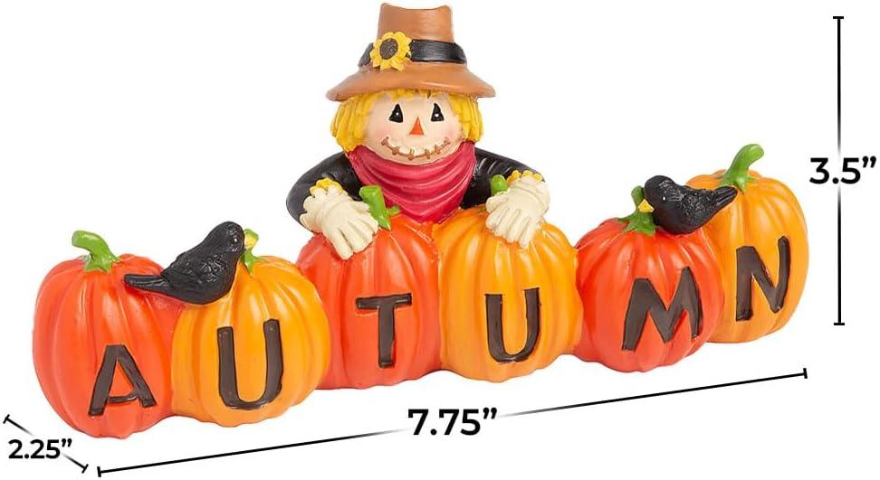 imageFun Express Friendly Scarecrow Autumn Tabletop Decoration