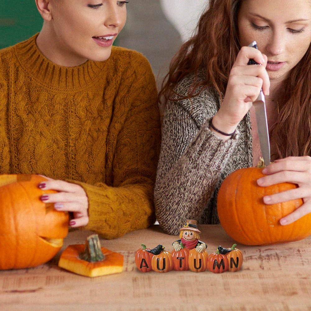 imageFun Express Friendly Scarecrow Autumn Tabletop Decoration