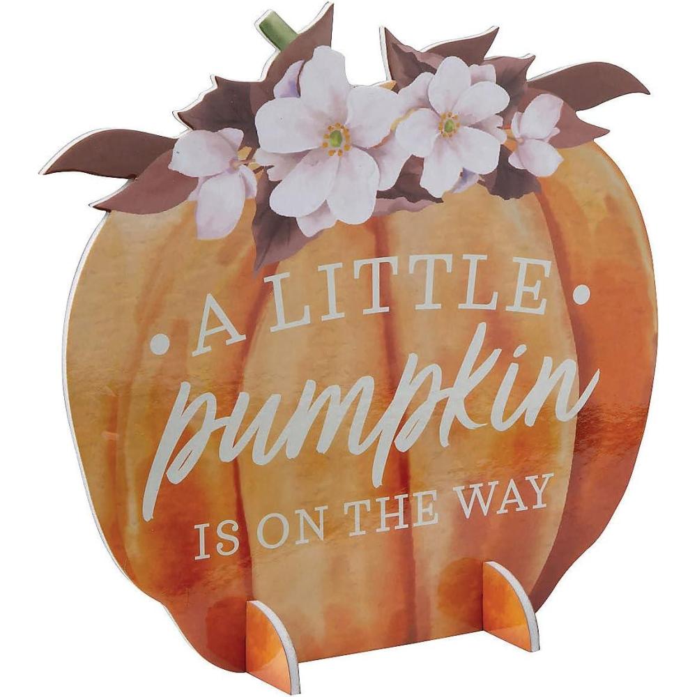 imageA Little Pumpkin Is on the Way Centerpiece 2 Pieces
