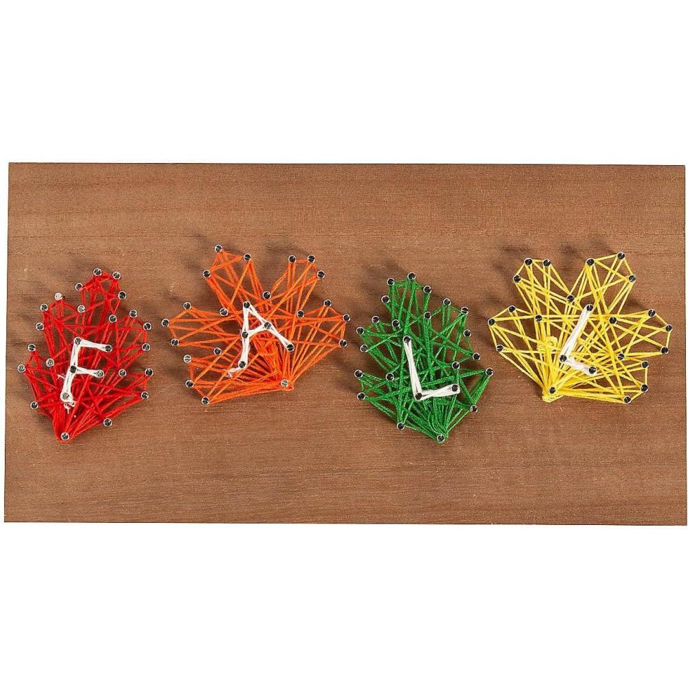 imageFun Express Fall Leaves String Art Craft  Makes 1