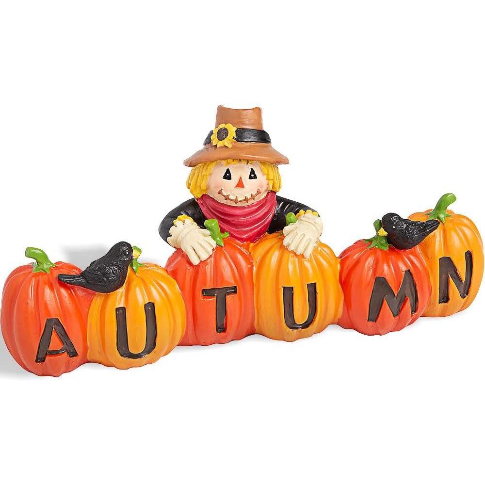 imageFun Express Friendly Scarecrow Autumn Tabletop Decoration