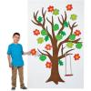 Classroom Giant Tree with Seasonal Cutouts – 137 Pieces of Spring/Summer, Fall and Winter – 5 feet Tall – Classroom Decor
