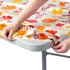Fun Express 30″ x 96″ Fall Fitted Rectangular Plastic Disposable Tablecloth