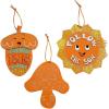 Fun Express Magic Color Scratch Religious Fall Sunflower, Acorn & Mushroom Ornaments – 24 Piece