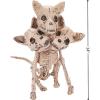 Three-Headed Dog Skeleton Halloween Decoration – Home Decor – 1 Piece