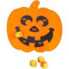 Fun Express 20″ x 20.5″ Pumpkin Foam Dartboard with Grip Balls – 5 Pieces | Halloween Party Games, Fall Festival Activities, Indoor/Outdoor Decorations