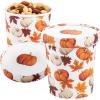 Fun Express Fall Snack Bowls with Lids – 12 Pc