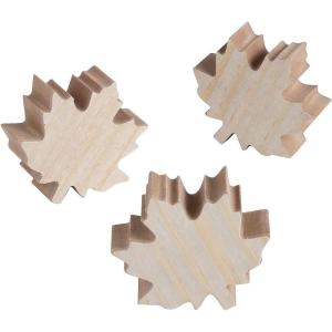 DIY Unfinished Wood Maple Leaf Fall Decoration – 6 Pieces
