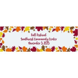 Fall Custom Banner – Large – 1 Piece