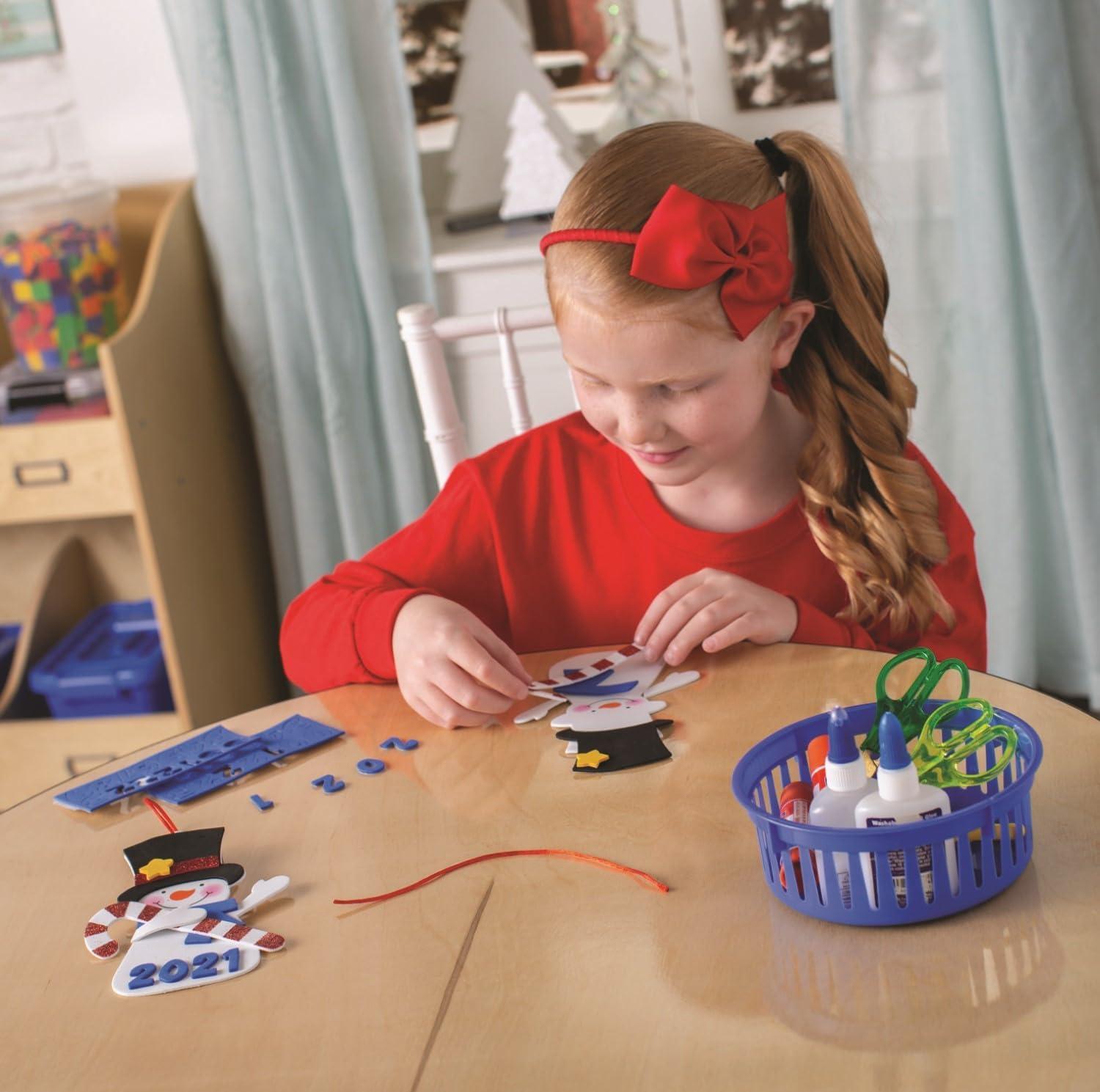 imageSnowman Christmas Ornament Craft Kits Makes 12 Christmas Holiday Crafts for Kids