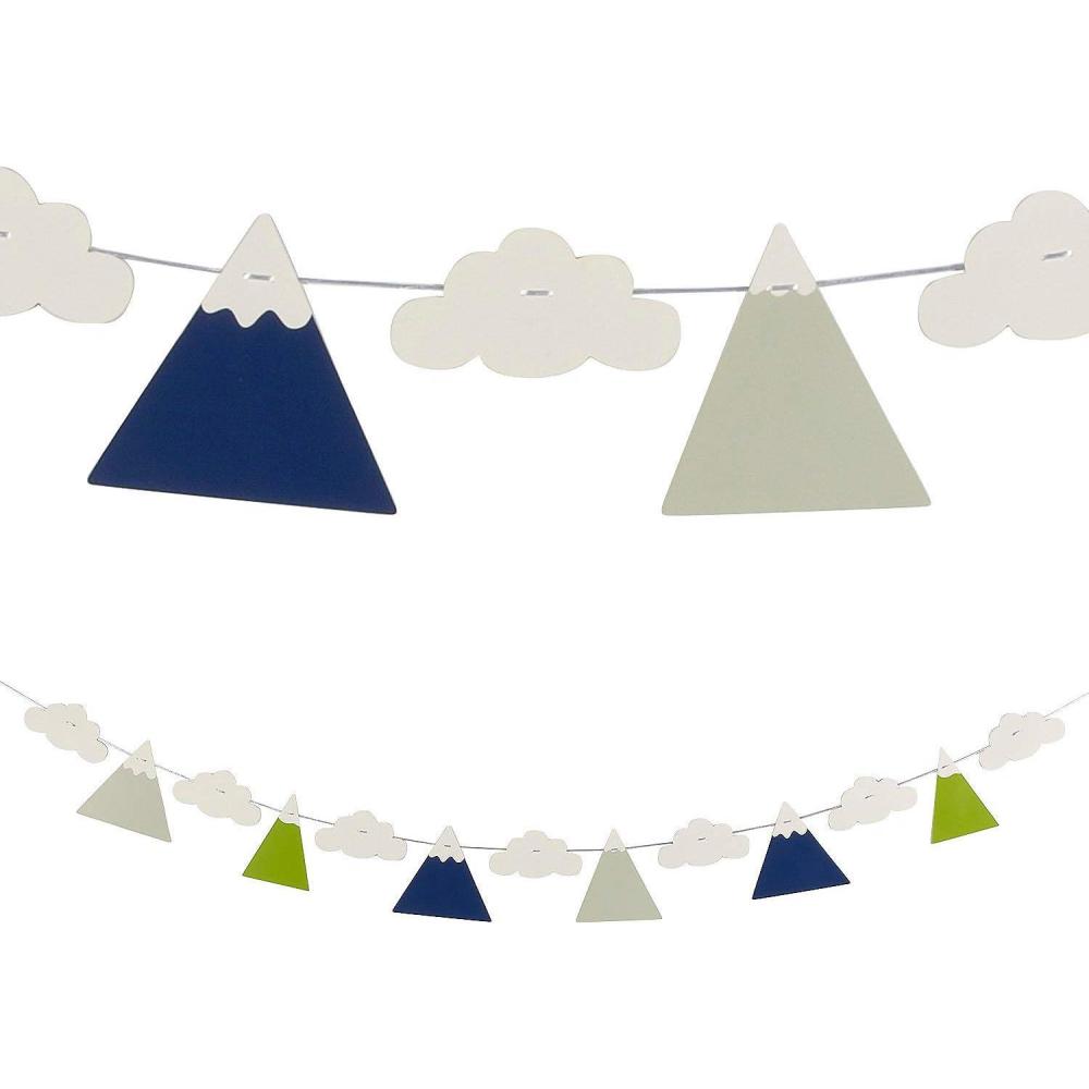 imageFun Express Born to Move Mountains Garland Party Decor 1 Piece Multi Color