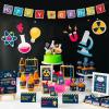 Fun Express – Science Party Birthday Banner for Birthday – Party Decor – Hanging Decor – Garland – Birthday – 1 Piece