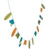 Vibrant Multicolor Paper Surfs Up Birthday Garland – 84″ (1 Pc.) – Fun & Festive Party Decoration – Ideal for Summer Events
