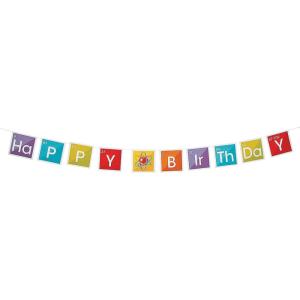 Fun Express – Science Party Birthday Banner for Birthday – Party Decor – Hanging Decor – Garland – Birthday – 1 Piece