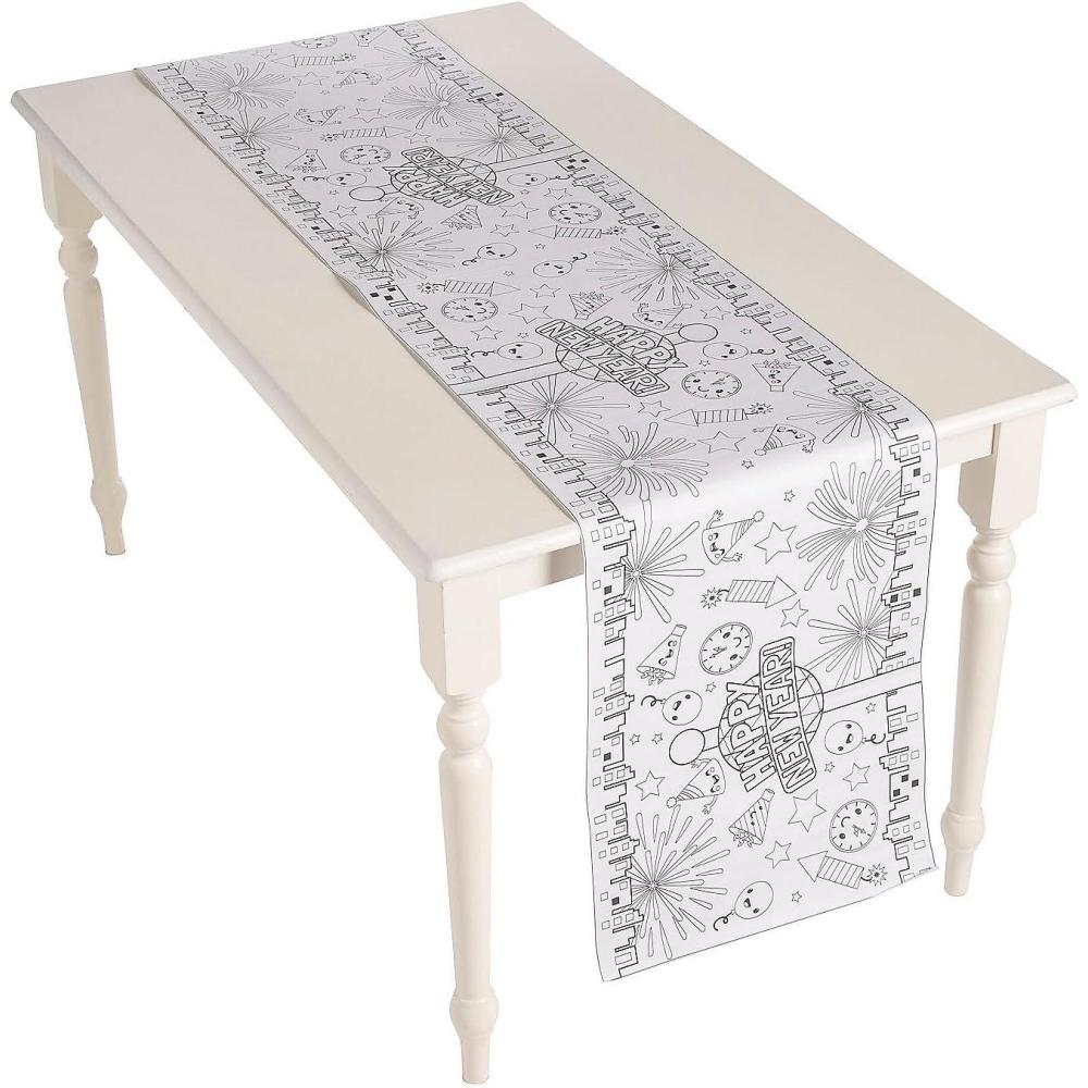 imageFun Express Color Your Own New Years Eve Table Runner Roll