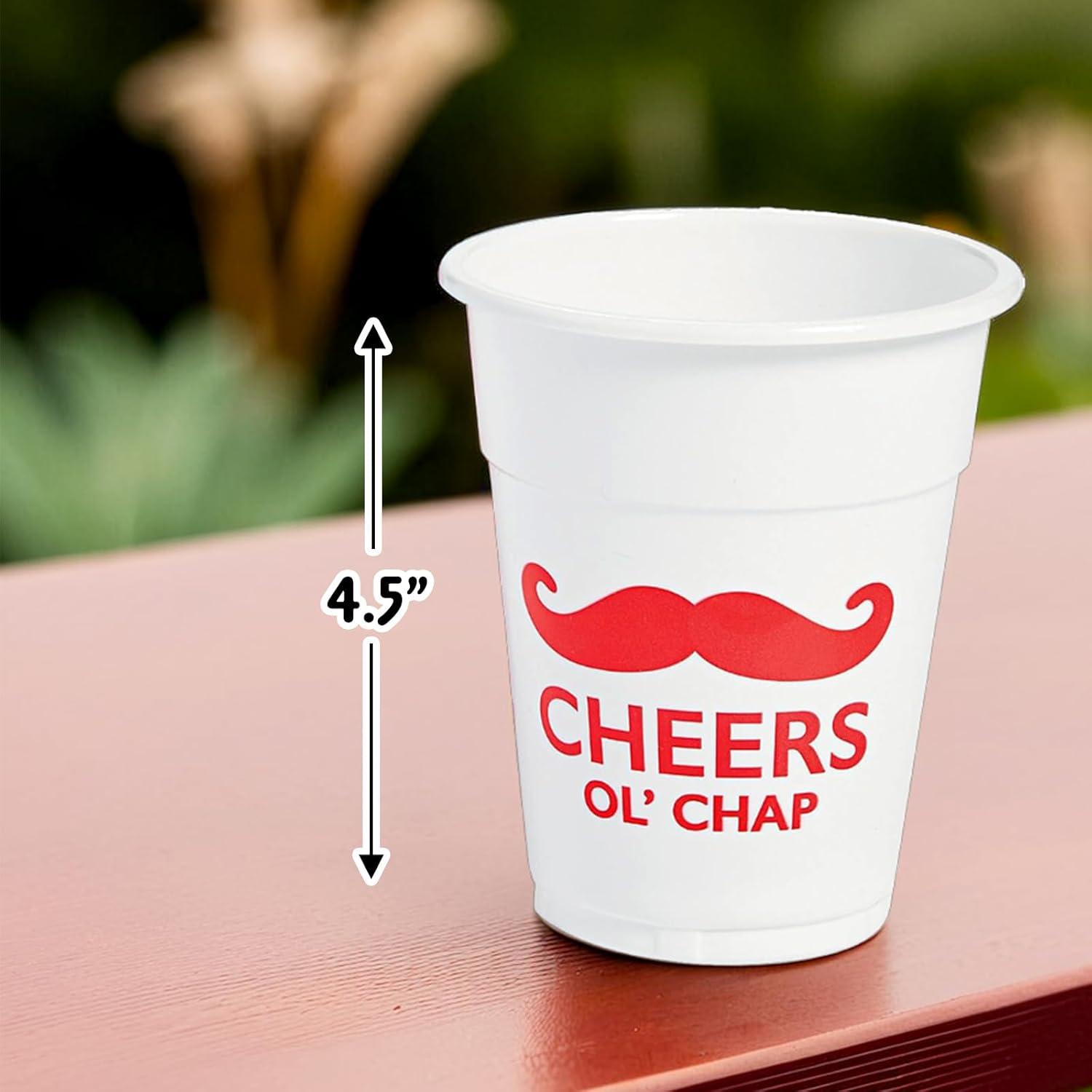 imageFun Express British Party Cups 25 of 16 oz cups for Party British Party Decor and Supplies