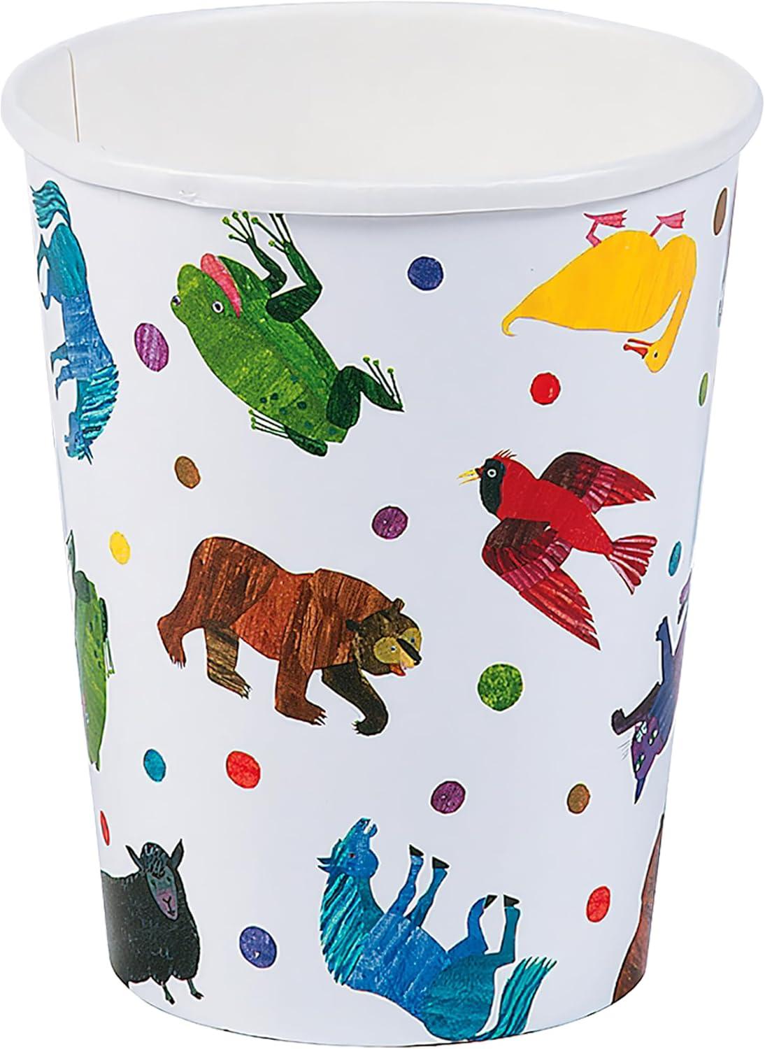 imageFun Express Eric Carle Brown Bear Brown Bear What Do You See Paper Cups  Party Supplies  Print Tableware  Print Cups  Birthday  8 Pieces