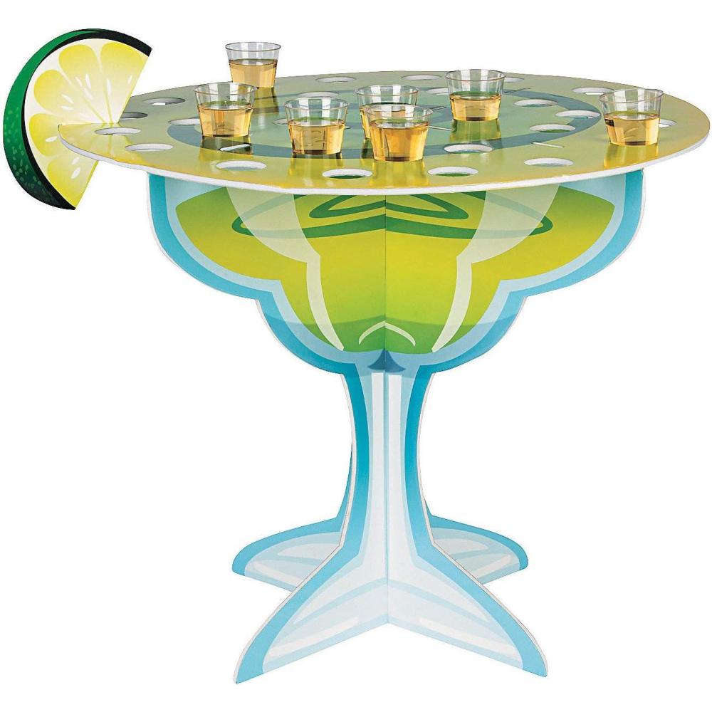 imageMargarita Shot Glass Holder Kit with 50 shot glasses Cinco De Mayo Fiesta Beach Bachelorette Party Supplies