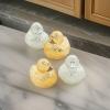 Fun Express Gold & Silver Glitter Sparkle Rubber Ducks – 12 Pieces | Baby Shower, Beach, Pool, Birthday, Bathtub Toys