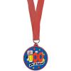 Fun Express 100th Day of School Medals with Neck Ribbon (Set of 12) Rewards and Classroom Supplies – Event Birthday Party Games – Party Favors Supplies Classroom Reward